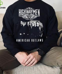 Live The Highwaymen American Outlaws Band Vintage Shirt