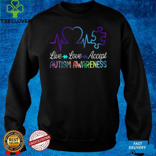 Live love accept autism awareness T Shirt
