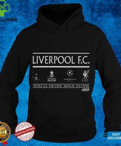 Liverpool F.C EFL Cup Emirates FA Cup UEFA Champions you’ll never walk alone 2022 Champions Shirt