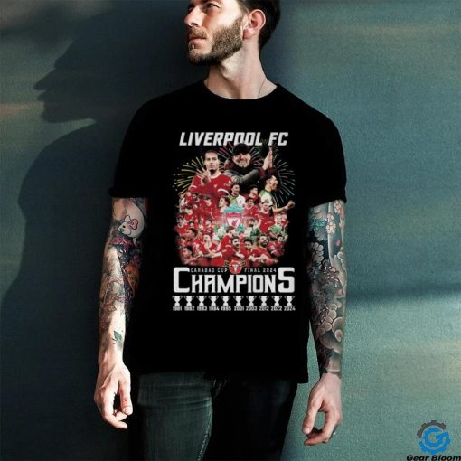 Liverpool FC Carabao Cup Final 2024 10 Time Champions T Shirt
