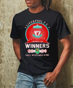 Liverpool FC Carabao Cup Winners 2024 you’ll never walk alone shirt