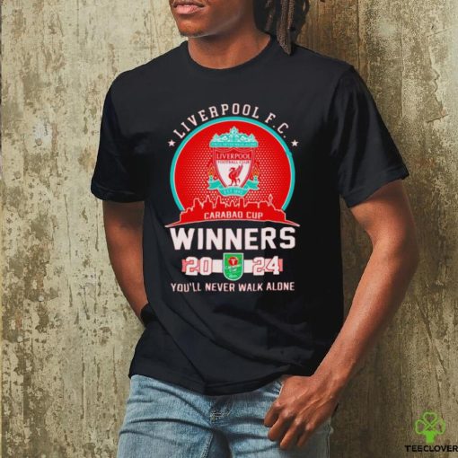 Liverpool FC Carabao Cup Winners 2024 you’ll never walk alone shirt
