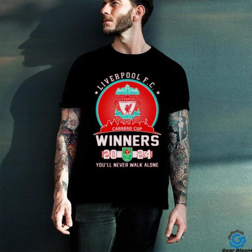Liverpool FC Carabao Cup Winners 2024 you’ll never walk alone shirt
