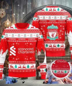 Liverpool Football Club 3D Ugly Christmas Sweater Christmas Gift Men And Women 2023 Sweater