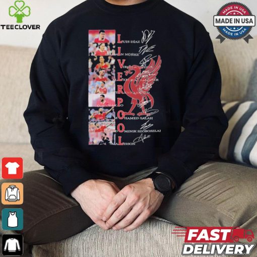 Liverpool Football Club All Team Signatures T Shirt