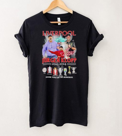 Liverpool Jurgen Klopp 2015 2024 thank you for the memories hoodie, sweater, longsleeve, shirt v-neck, t-shirt