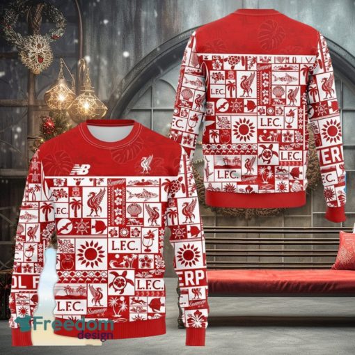 Liverpool LFC 3D Ugly Christmas Sweater Xmas Gift