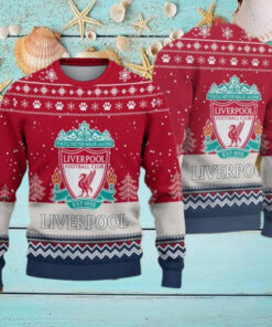 Liverpool The Reds England Premier League Christmas Ugly Sweater