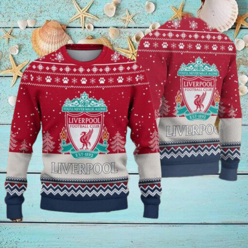 Liverpool The Reds England Premier League Christmas Ugly Sweater