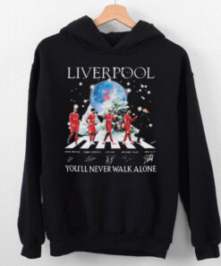 Liverpool You’ll Never Walk Alone In Christmas 2024 Signatures shirt