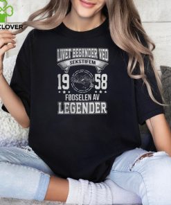 Livet begynder ved 1958 Fødselen av legender hoodie, sweater, longsleeve, shirt v-neck, t-shirt