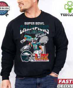 Lix Super Bowl Champions Philadelphia Eagles Football 2025 T Shirt