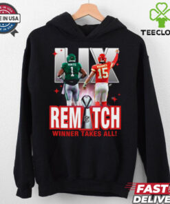 Lix Super Bowl Chiefs Vs Eagles Rematch Winner Takes All shirt