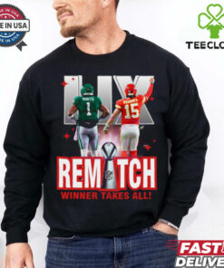 Lix Super Bowl Chiefs Vs Eagles Rematch Winner Takes All shirt