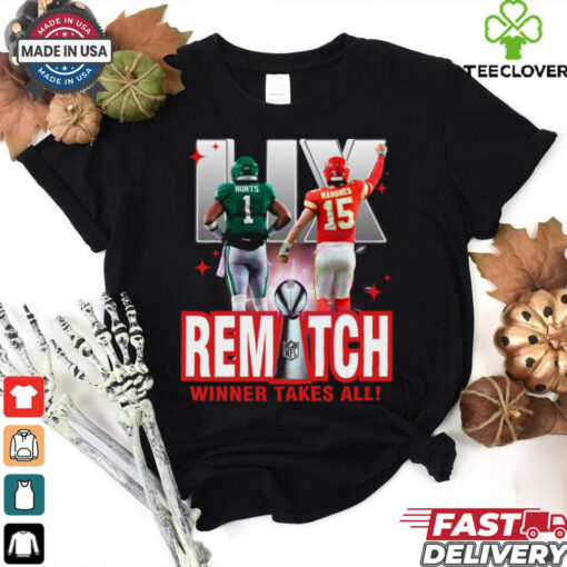 Lix Super Bowl Chiefs Vs Eagles Rematch Winner Takes All shirt