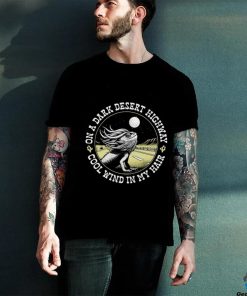 Lizard on a dark desert highway shirt