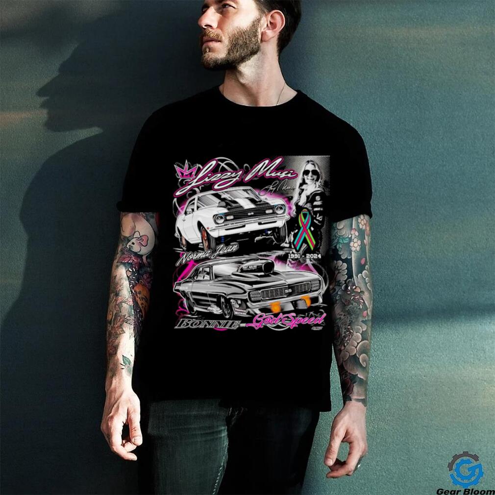 Lizzy Musi norma jean bonnie godspeed 1991 2024 graphic shirt Lizzy Musi norma jean bonnie godspeed 1991 2024 graphic shirt