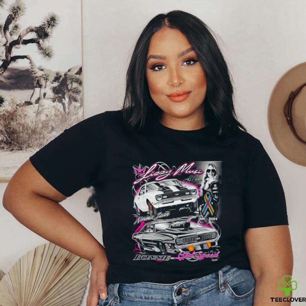 Lizzy Musi norma jean bonnie godspeed 1991 2024 graphic shirt Lizzy Musi norma jean bonnie godspeed 1991 2024 graphic shirt