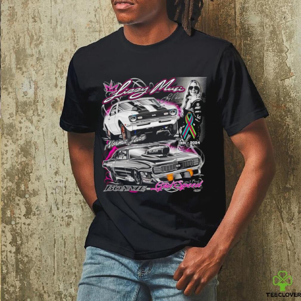 Lizzy Musi norma jean bonnie godspeed 1991 2024 graphic shirt Lizzy Musi norma jean bonnie godspeed 1991 2024 graphic shirt