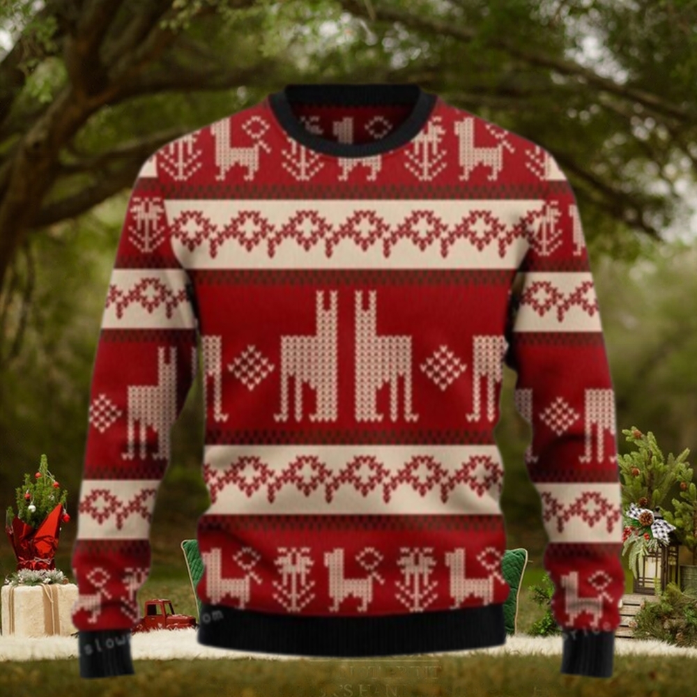 Llama Christmas Pattern Ugly Sweater Party Llama Christmas Pattern Ugly Sweater Party