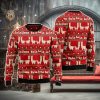 Hunting Ugly Christmas Merry Huntmas Deer Christmas Pattern Orange Christmas Ugly Sweater 3D Gift For Men And Women