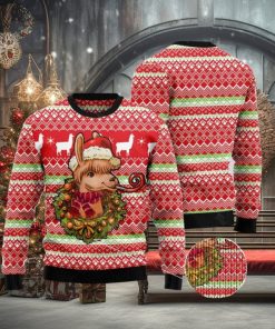 Llama Loves Christmas Ugly Christmas Sweater