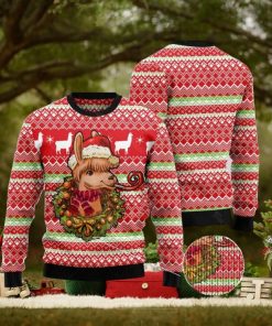 Llama Loves Christmas Ugly Christmas Sweater