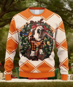 NCAA Texas Longhorns Pub Dog Christmas Ugly 3D Sweater For Men And Women Gift Ugly Christmas