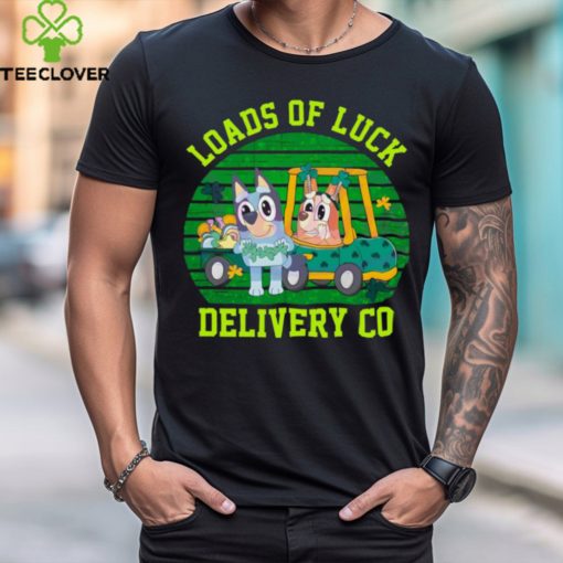 Loads Of Luck Delivery Co Bluey Bingo hoodie, sweater, longsleeve, shirt v-neck, t-shirt