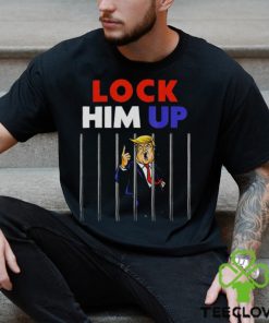 Lock him up jail Trump art design T shirt