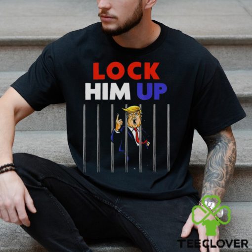 Lock him up jail Trump art design T shirt