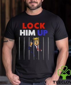 Lock him up jail Trump art design T shirt