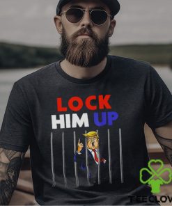 Lock him up jail Trump art design T shirt