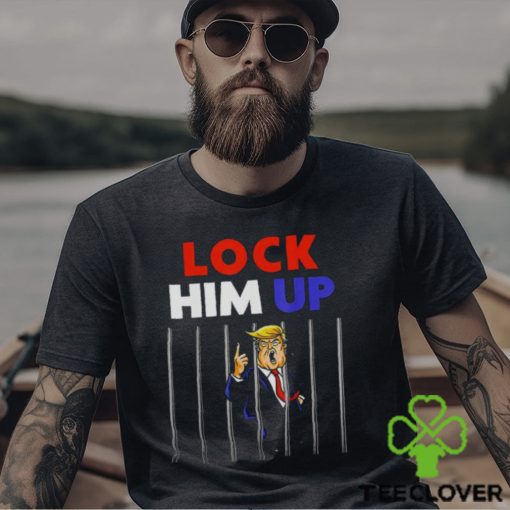 Lock him up jail Trump art design T shirt