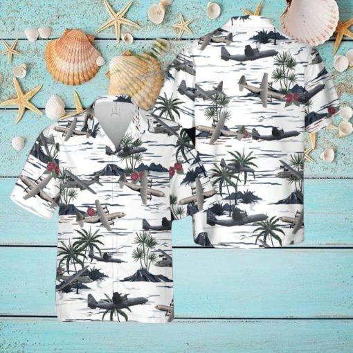 Lockheed Martin C 130J Super Hercules Hawaiian Shirt