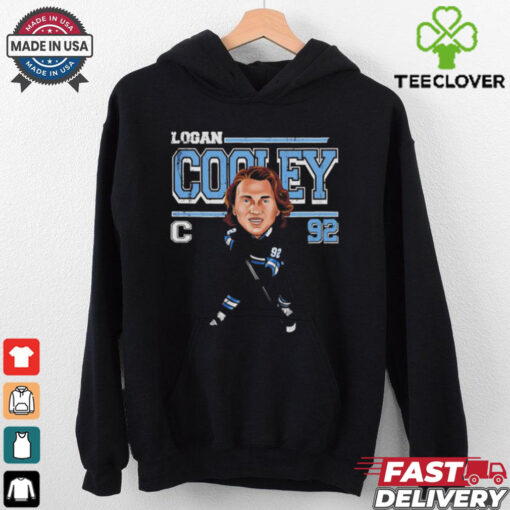Logan Cooley Utah NHL hockey cartoon vintage shirt