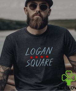 Logan Squar Chicago Flag shirt