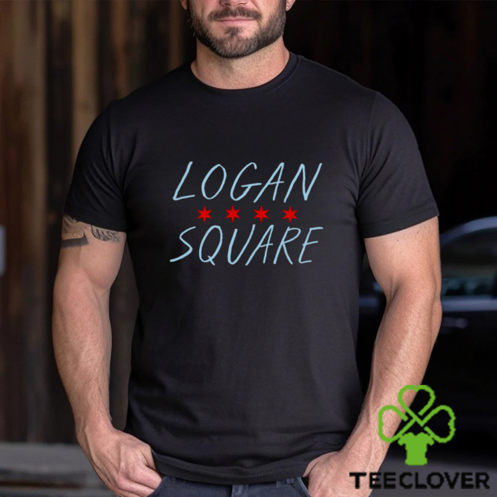 Logan Squar Chicago Flag shirt Logan Squar Chicago Flag shirt
