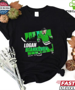 Logan Stankoven Dallas Stars NHL hockey city stack vintage shirt