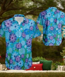 Logo At&t Flower Beach Hawaiian Shirt Beach For Men And Women