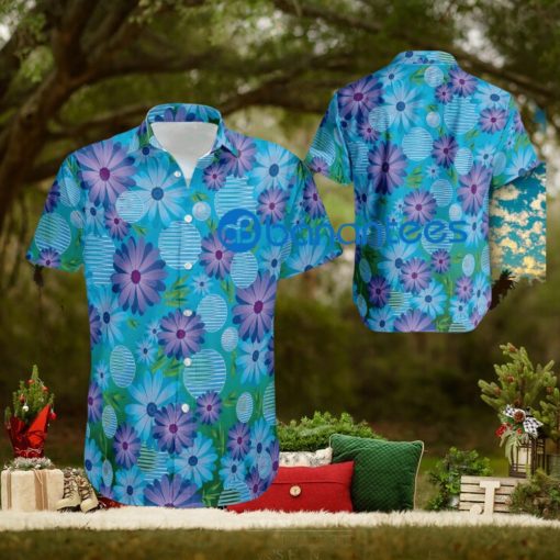 Logo At&t Flower Beach Hawaiian Shirt Beach For Men And Women