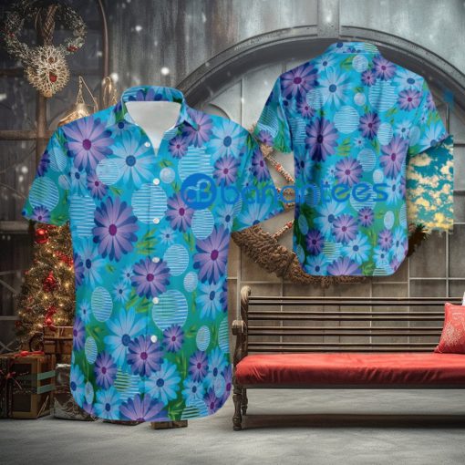 Logo At&t Flower Beach Hawaiian Shirt Beach For Men And Women