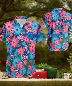 Logo Chicago Cubs Beach Hawaiian Shirt Style Flower For Men And Women