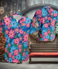 Logo Chicago Cubs Beach Hawaiian Shirt Style Flower For Men And Women