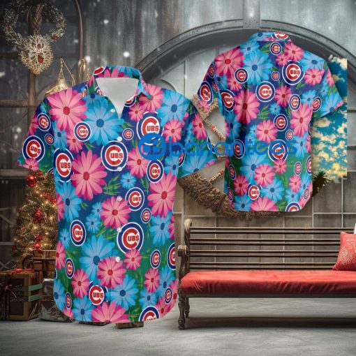 Logo Chicago Cubs Beach Hawaiian Shirt Style Flower For Men And Women