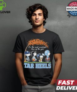 Logo Tar Heels Snoopy Fall It’s Most Wonderful Time Of The Year Shirt 2 Logo Tar Heels Snoopy Fall It’s Most Wonderful Time Of The Year Shirt