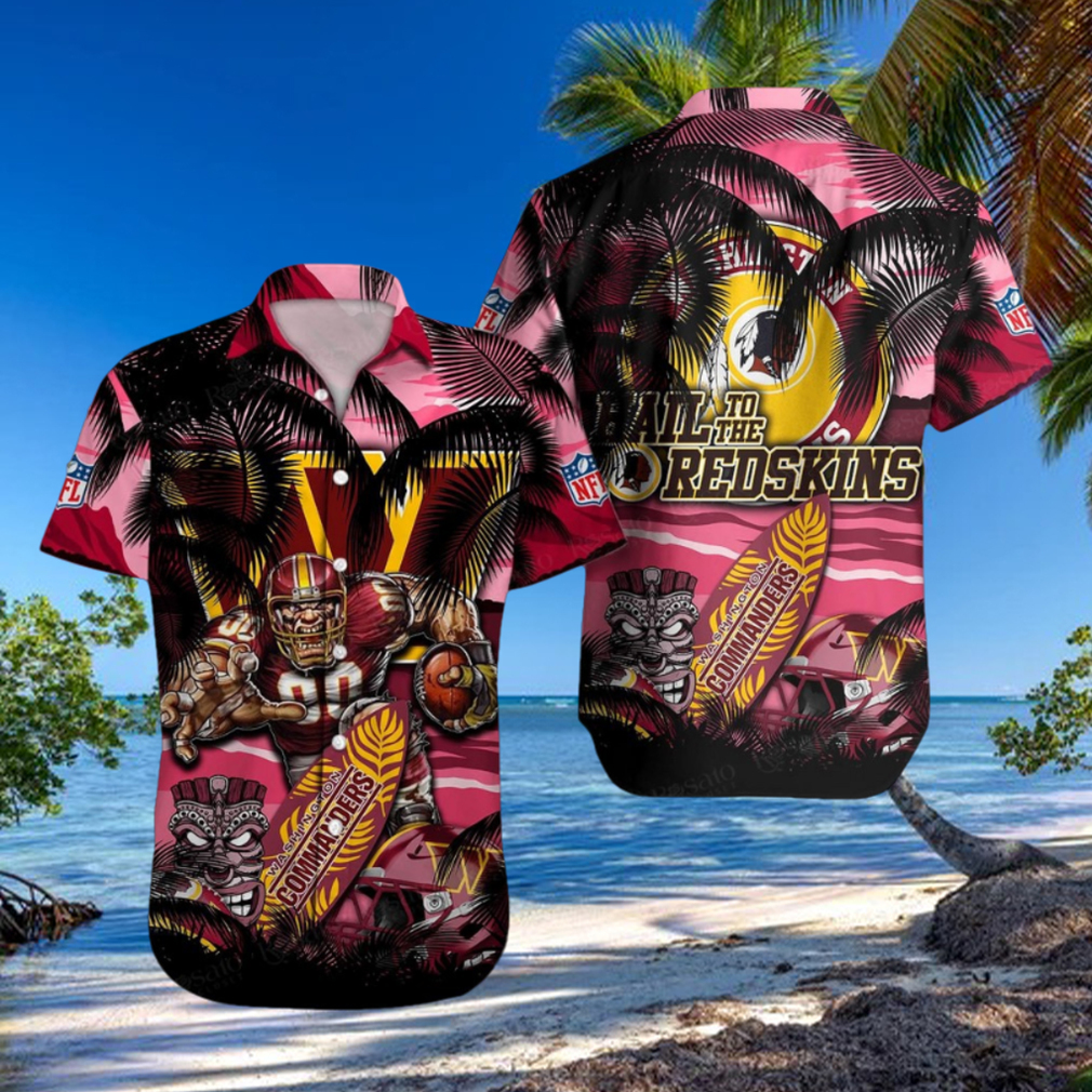Logo Washington Commanders NFL Hawaiian shirt Logo Washington Commanders NFL Hawaiian shirt