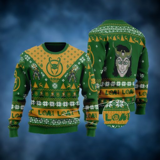 Loki the God of Mischief Ugly Christmas Sweater