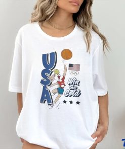 Lola Bunny Team USA Looney Tunes Girls Youth Basketball T Shirt