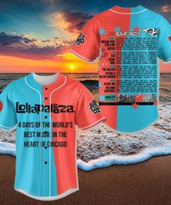 Lollapalooza 4 Days Of The World’s Best Music In The Heart Of Chicago Baseball Jersey